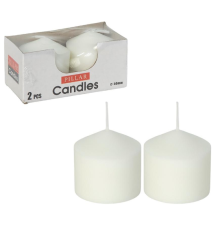 Набір свічок інтер'єрних 2шт d50мм h55мм 7127-5