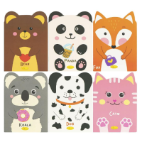 Блокнот В6 з вушками 24 листи на скобі, лінія АП-1803