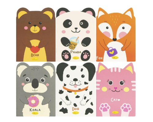 Блокнот В6 з вушками 24 листи на скобі, лінія АП-1803