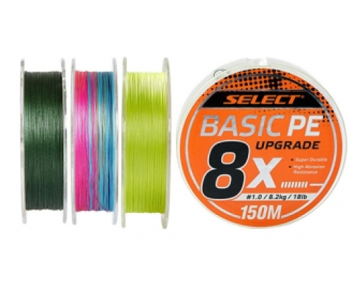 Шнур SELECT BASIC PE 100m салат. 0,18