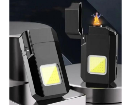 Запальничка спіральна 6002 M8 з LED-ліхтариком (60шт)