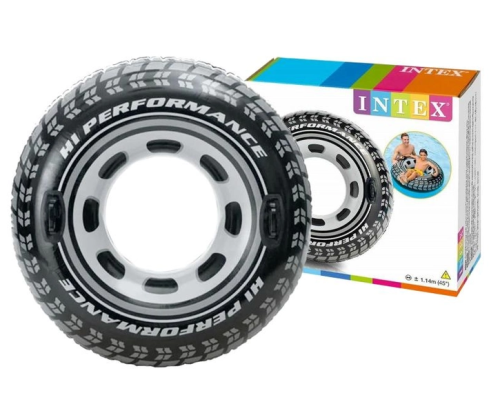 Круг шина з ручками 56268 Intex 114см