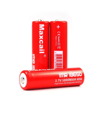 Акумулятор 18650 5800мАг 3,7В 40A Li-Ion Maxcail 9626 1шт