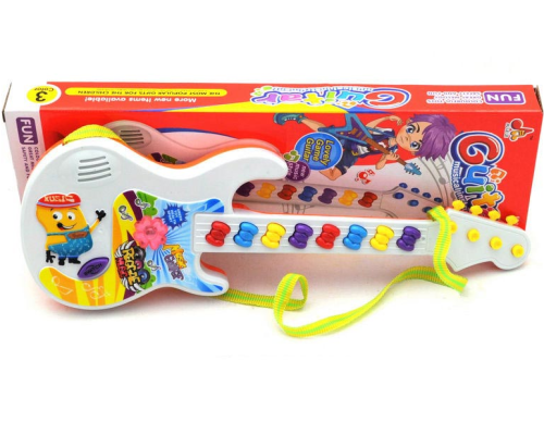 Гітара на батарейках (коробка) 2719B р.38,2*3,7*13,2см