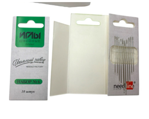 Голки швейні ручні у наборі 10шт №6 39486