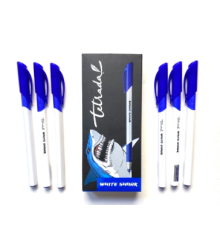 Ручка гелева Hiper White Shark HG-811 0,6 мм синя