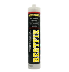 Герметик силіконовий Silicone Sealant G11 BESTFIX 280 мл, Прозорий