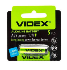 Батарейка Videx A27 12В 1шт.
