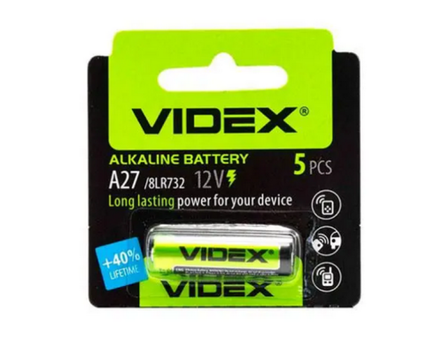 Батарейка Videx A27 12В 1шт.
