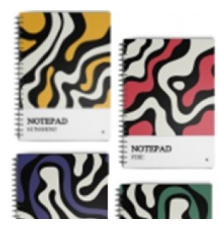 Блокнот АРТПРИНТ А5 48 арк # пружина зліва "NOTEPAD"