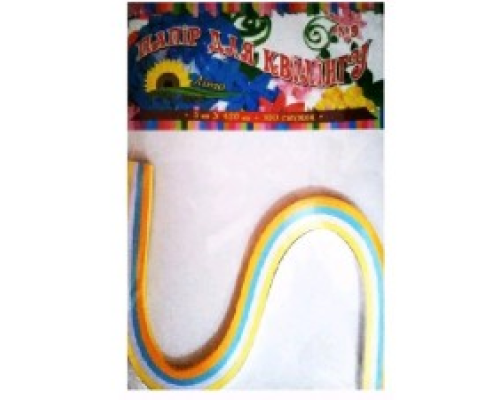 Папір для квілінгу №09 "Літо", кольорів 4, шир. 5мм,довж. 420мм УП-59