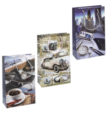 Пакет кольоровий середній "Чоловічий" 27*16*7 см