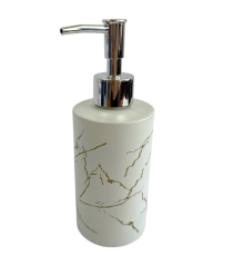 Дозатор для рідкого мила 350мл скляний 19*7см