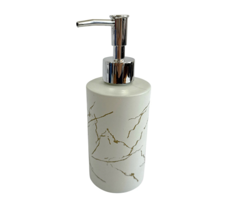 Дозатор для рідкого мила 350мл скляний 19*7см