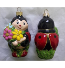 Скляна іграшка 1177 Божа корівка