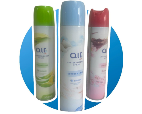 Освіжувач №5 мікс AIR W5 ZEN FLOWER/COTTON LINEN/CITRUS BREEZE 300ML WATER BASED