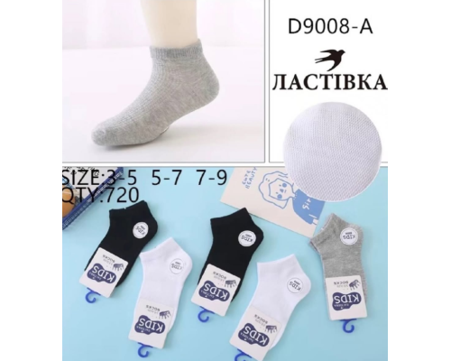 Дитячі шкарпетки ТМ Ластівка D9008-A 5-7р