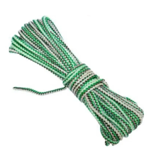 Мотузка білизняна шнур жорсткий 4 мм*20 м зебра