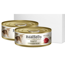 Basttet'o для котів SILVER Паштет з яловичини, жб 85 г