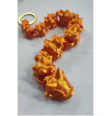 Шарнірна 3D іграшка дракон 28см