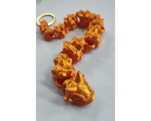 Шарнірна 3D іграшка дракон 28см