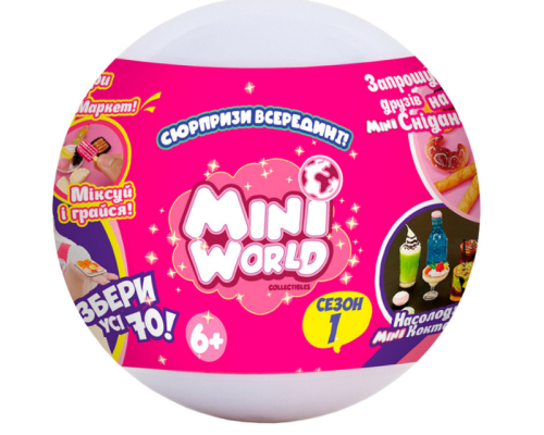 Ігровий набір з сюрпризом Пікнік Mini World 2305003 зі стікерами