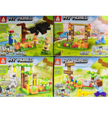 Конструктор "MINECRAFT" Bambi 66071-3, 87 деталей