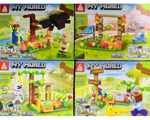 Конструктор "MINECRAFT" Bambi 66071-3, 87 деталей