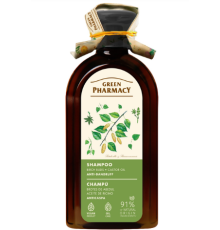 Шампунь Green Pharmacy проти лупи Березові бруньки та касторова олія 350 мл