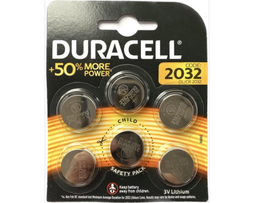 Батарейка Duracell "таблетка" DCR2032 1шт.