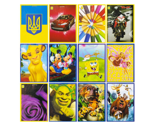 Блокнот А7 "Коленкор" 30 аркушів, скоба