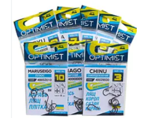 Гачки Optimist Tanago BN (карась, плітка, лящ)