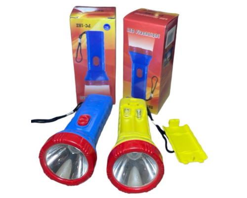 Ліхтарик № РС-182 пластик на 2R6 у коробці (4,5*11,5) см