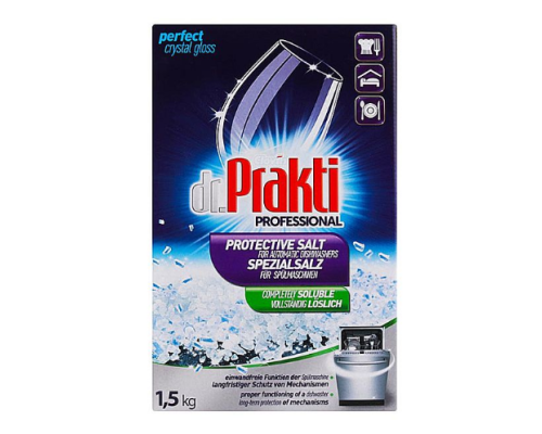 DR. PRAKTI сіль д/посудомийних машин 1,5 кг к/к DR. PRAKTI сіль д/посудомийних машин 1,5 кг к/к