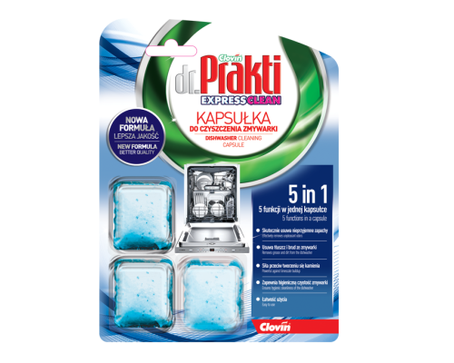 DR. PRAKTI капсули для чищення посудомийній машині 3*18г