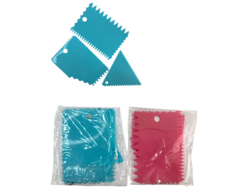 Скребки кондитер. у кл. набір з 3шт  №WKA-03N