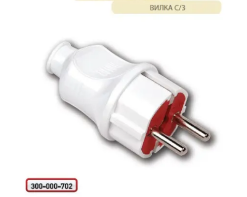 Вилка пряма з зазем. 300.000.702