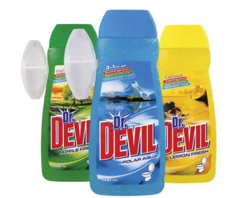 Dr.DEVIL 3в1 WCgel Apple 400мл Туал/гель Яблуко /16/ (арт.8264)