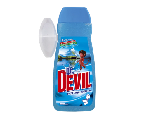 Dr.DEVIL 3в1 WCgel Aqua 400мл Туал/гель Поляр.вода /16/ (арт.8265)