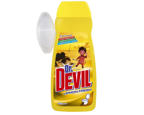 Dr.DEVIL 3в1 WCgel Lemon 400мл Туал/гель Лимон /16/ (арт.8267)