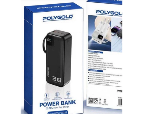 Мобільна Батарея Power Bank Polygold 50000 mAh PD22.5W PG-PW650