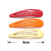 Заколки-хлопушки 5см глянець Color уп 3шт 42-15636