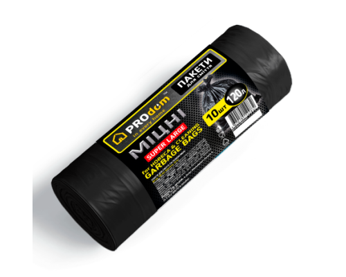 Пакети для сміття 120*10 МІЦНІ ТМ PROdom (30)