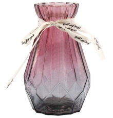 R102523 Ваза скляна 15см Mini Lavander