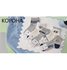 Шкарпетки дитячі CY401-7 КОРОНА 3-5/9-1 років
