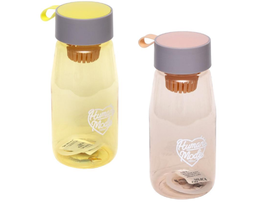 Пляшка для води пластик 0,7 літра із ситечком 2315