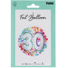 Кулька фольгована "30"