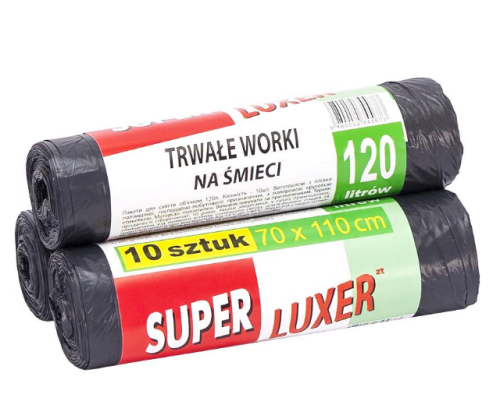 Пакет для сміття 70х110 120л 10 штук Super Luxs/PROdom