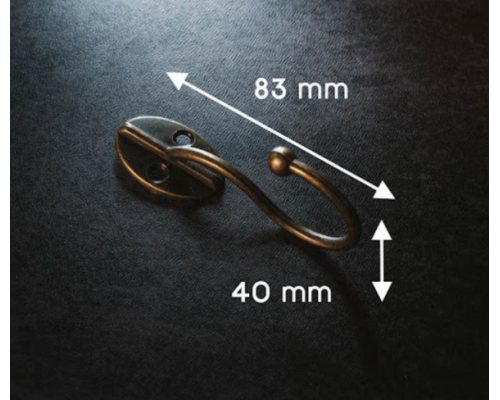 Вешак гарної якості. 83х40мм