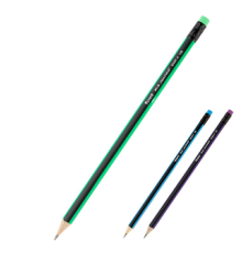 Олівець простий графітний 9006-А, НВ, 1шт